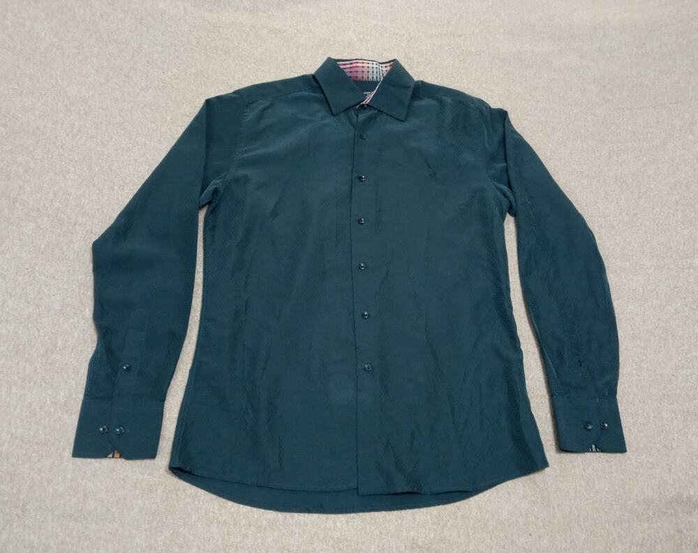 Hard Rock Black Label Men's Shirt Button Up Long Sleeve Black Size Small NWOT
